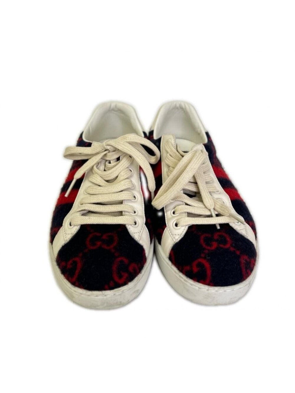 Gucci GG Wool Low Cut Sneakers 6.5 - Picture 5 of 10